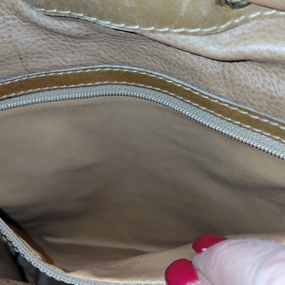 Fendi Vtg Penguin Striped Canvas Bucket Drawstring Crossbody Bag - Picture 12 of 17